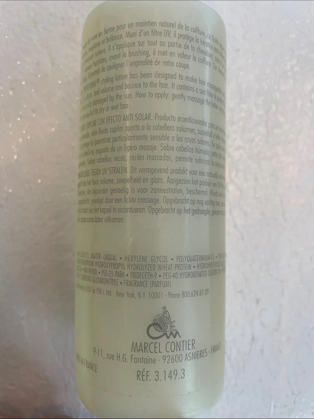 Pilviform styling sun protection La Biosthetique